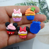 Resin Cake Earring Charms for Jewelry Making Bulk