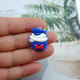 Resin Cake Earring Charms for Jewelry Making Bulk