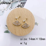 4Pcs/Lot CZ Stone Garland Plating Charm for DIY Jewelry Making