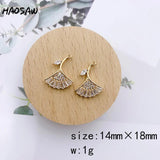 4Pcs/Lot CZ Stone Garland Plating Charm for DIY Jewelry Making
