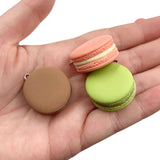 Resin Macaron Charms Pendants Jewelry Making