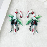 12Pcs Christmas Charms Spooky Tree Skull Santa Claus Holiday Pendant