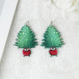 12Pcs Christmas Charms Spooky Tree Skull Santa Claus Holiday Pendant