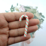 Candy Cane Charms for Jewelry Making - Diy Earring Bracelet Pendant Accessories