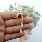 Candy Cane Charms for Jewelry Making - Diy Earring Bracelet Pendant Accessories