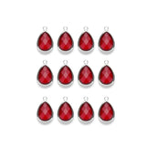 Quartz Crystal Opal Water Drop Charms for Jewelry Making