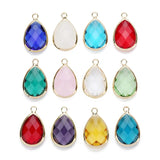 Quartz Crystal Opal Water Drop Charms for Jewelry Making