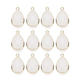 Quartz Crystal Opal Water Drop Charms for Jewelry Making