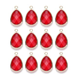 Quartz Crystal Opal Water Drop Charms for Jewelry Making