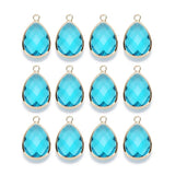 Quartz Crystal Opal Water Drop Charms for Jewelry Making