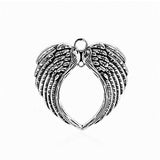 Large Angel Wings Pendants Charm in Circle Christmas Tree Ornament