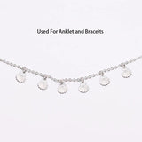 20pcs 6mm Stainless Steel Shell Dangling Charms DIY Jewelry Unfading Colorless