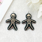 12Pcs Pastel Goth Christmas Charms Gingerbread Snowman Pendant DIY Making