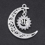10Pcs Islamic Muslim Jewelry Making Supplies Allah Charms Pendant DIY