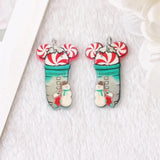 10Pcs Christmas Coffee Cup Charms for DIY Making