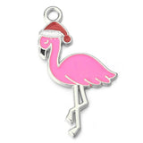 10pcs Enamel Alpaca Charm Animal DIY Pendants Earrings Bracelets