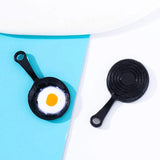 20Pcs Enamel 14*27mm Pan Fried Egg Alloy Pendant DIY Earring Necklace Charm