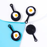 20Pcs Enamel 14*27mm Pan Fried Egg Alloy Pendant DIY Earring Necklace Charm