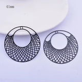 6pcs DIY Big Round Flower Charms Jewelry Findings