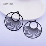 6pcs DIY Big Round Flower Charms Jewelry Findings