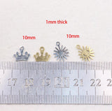 10pcs Anti Allergic Stainless Steel Charm Pendant