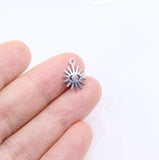 10pcs Anti Allergic Stainless Steel Charm Pendant