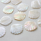 Natural Shell Ginkgo Leaf Pendant DIY Accessories