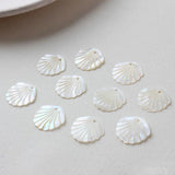 Natural Shell Ginkgo Leaf Pendant DIY Accessories