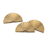 Raw Brass Half Circle Charms for DIY Jewlery Making