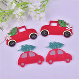 10pcs Christmas Car Tree Charms for DIY Jewelry Making