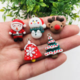 10pcs Reindeer Pendant for Christmas DIY Jewelry