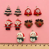 10pcs Reindeer Pendant for Christmas DIY Jewelry