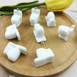 10 Pcs Mini Toilet Resin Charms for Earring Keychain DIY