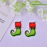 10pcs Christmas Cartoon Charms for DIY Jewelry Making