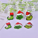 10pcs Christmas Cartoon Charms for DIY Jewelry Making
