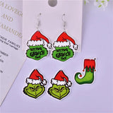 10pcs Christmas Cartoon Charms for DIY Jewelry Making