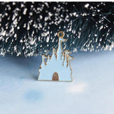 10 Pcs Castle Princess Deer Enamel Charms for DIY Jewelry Making