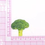 10pcs Broccoli Acrylic Earring Charms Food Pendant Keychain DIY Jewelry Making
