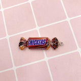 Chocolate Candy Resin Charms for Jewelry Making 38x12mm