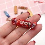 Chocolate Candy Resin Charms for Jewelry Making 38x12mm