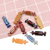 Chocolate Candy Resin Charms for Jewelry Making 38x12mm