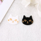 10 Pcs Punk Cat Charms Flatback Acrylic Cabochons Jewelry Findings