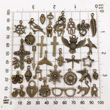 Vintage Alloy Bronze Charms for Jewelry Making DIY Supplies Bulk