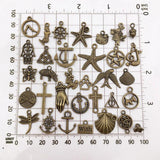 Vintage Alloy Bronze Charms for Jewelry Making DIY Supplies Bulk