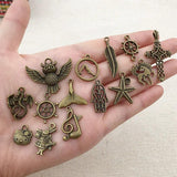 Vintage Alloy Bronze Charms for Jewelry Making DIY Supplies Bulk