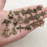 Vintage Alloy Bronze Charms for Jewelry Making DIY Supplies Bulk