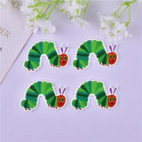 10pcs/pack Caterpillar Strawberry Bug Charms for Earring Jewelry Making