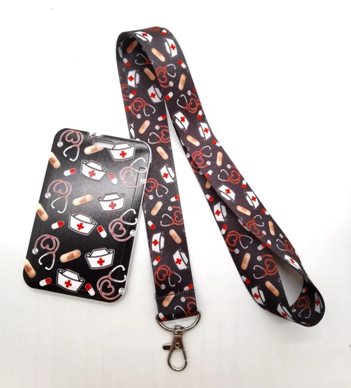 1 Pcs Doctor Nurse Card Neck Strap Lanyard Phone Charms Key Chain