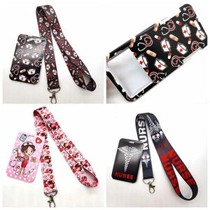 1 Pcs Doctor Nurse Card Neck Strap Lanyard Phone Charms Key Chain