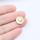 5pcs Stainless Steel High Star Charms Pendant DIY Women Accessory - 2 Colors